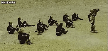 파워레인저 합체 변신할 때 악당들 시점