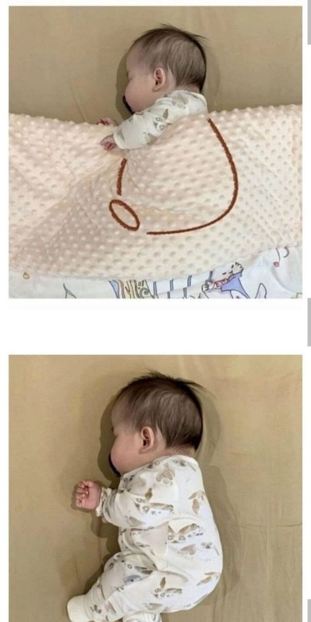 아기 자는 모습 후 뒷모습 공개