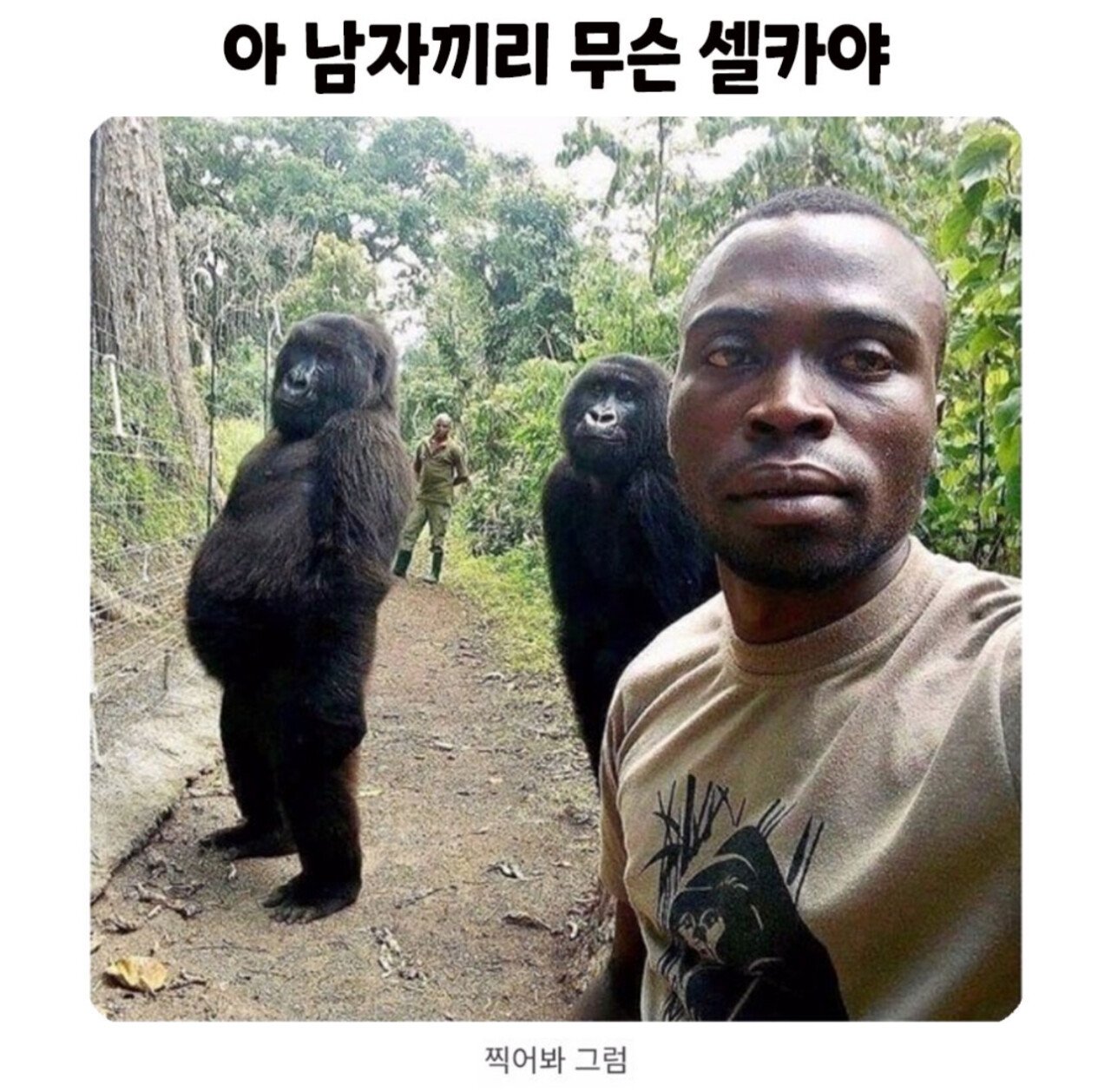 아 시발 남자끼리 뭔 셀카야