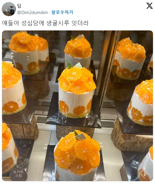 성심당 신메뉴