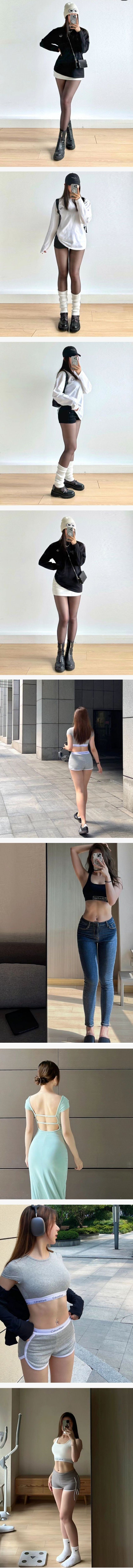 166cm 55kg 처자