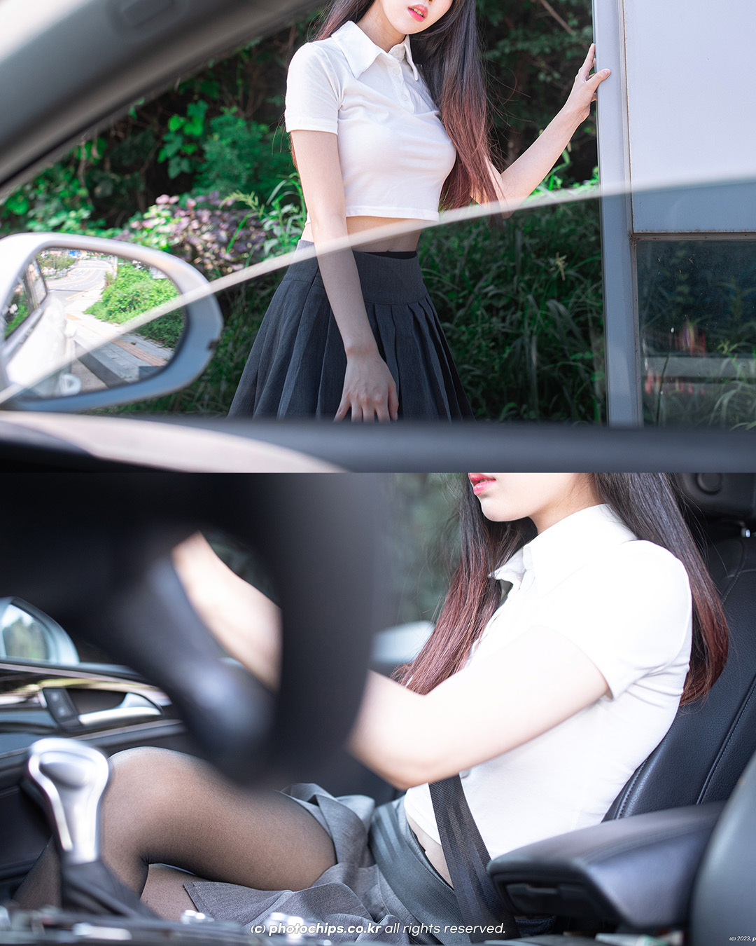 정거장에 서 있는 여자 태워?? 말어??