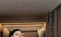 탈의실에서 셀카
